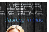 Dashing in Blue Dog Clothes