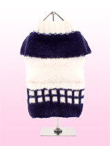 New York Casual Sweater - Made with natural wool this sweater allows your dog's skin to breathe whatever the weather, making it a perfect choice all year round. A sweater with complimenting colours and trim finished with the latest up to date and fashionable turtle neck. Ideal for those early morning walks in the park or cas...