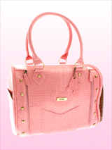 Cannes Pet Carrier - A pet carrier fit for a pink princess! This fashionable bag not only looks great for you, it is also a practical pet carrier. Unlike ordinary bags, the Cannes Pet Carrier is specifically designed to be a pet carrier, and can be used in several ways to make your pet's journey as comfortable and as sa...