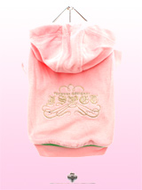 Baby Pink Urban Hip Hoodie - Velour has become the leisurewear of choice for celebrities worldwide. Trend setters such as Jennifer Lopez, Missy Elliot and Britney Spears can often be spotted in their favourite velour outfit. This soft velour hoodie in baby pink features in a beautifully scripted gold logo, lime green piping aro...